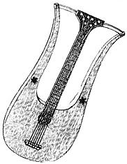 Гитара в форме лиры Дженнаро. Неаполь 1806г.